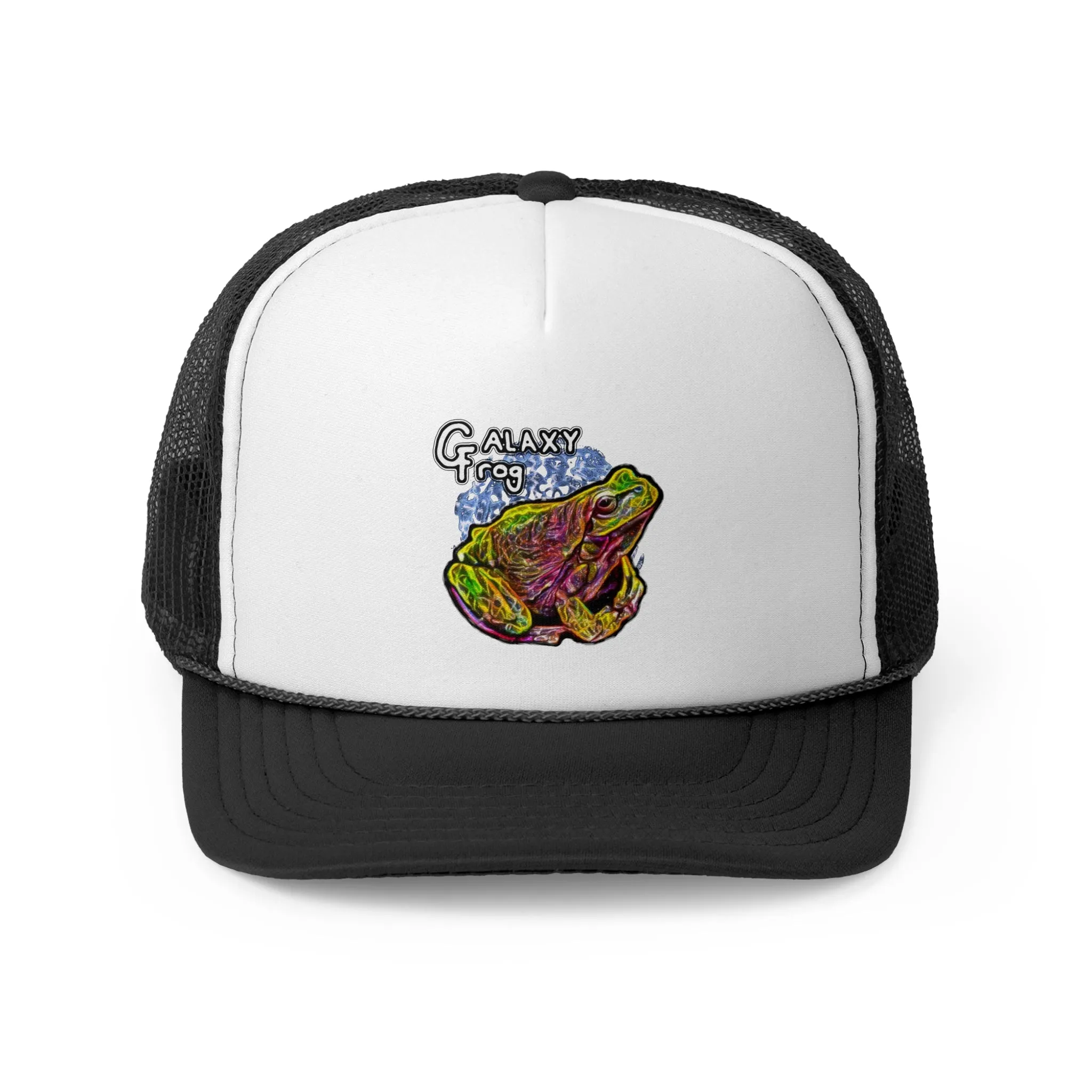 Galaxy Frog Fractal Cymagic Trucker Caps
