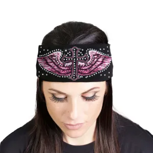 MLA8017 HEAD BAND LYCRA JERSEY CROSS WINGS ALT SUBLIM