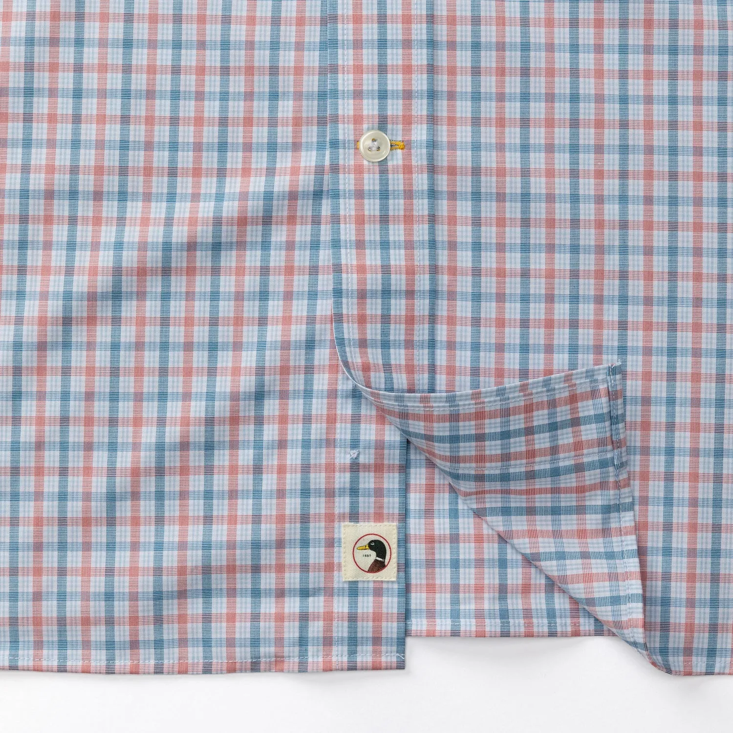 Performance Poplin Sport Shirt - Trent Plaid