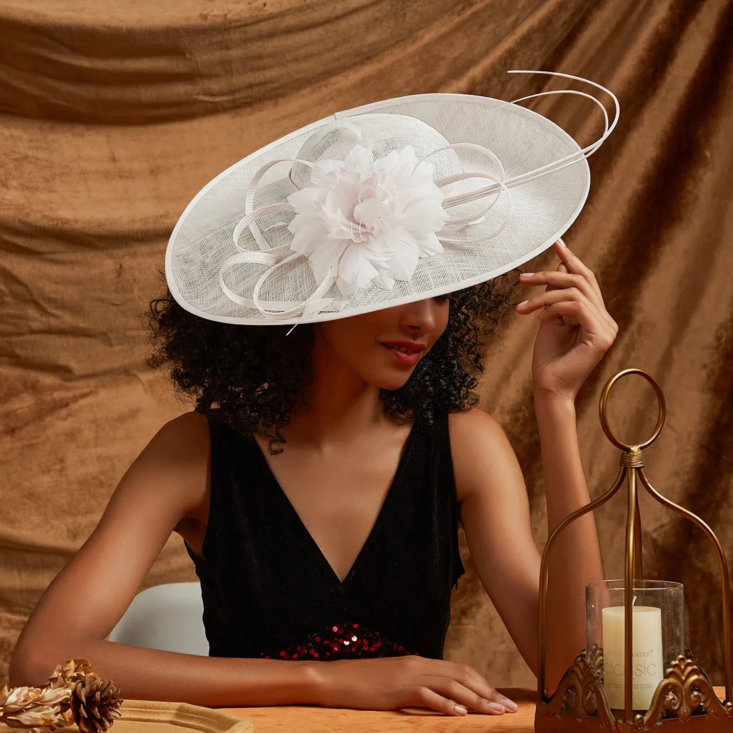 Pink Hat: Girls Fashion Lace Hats