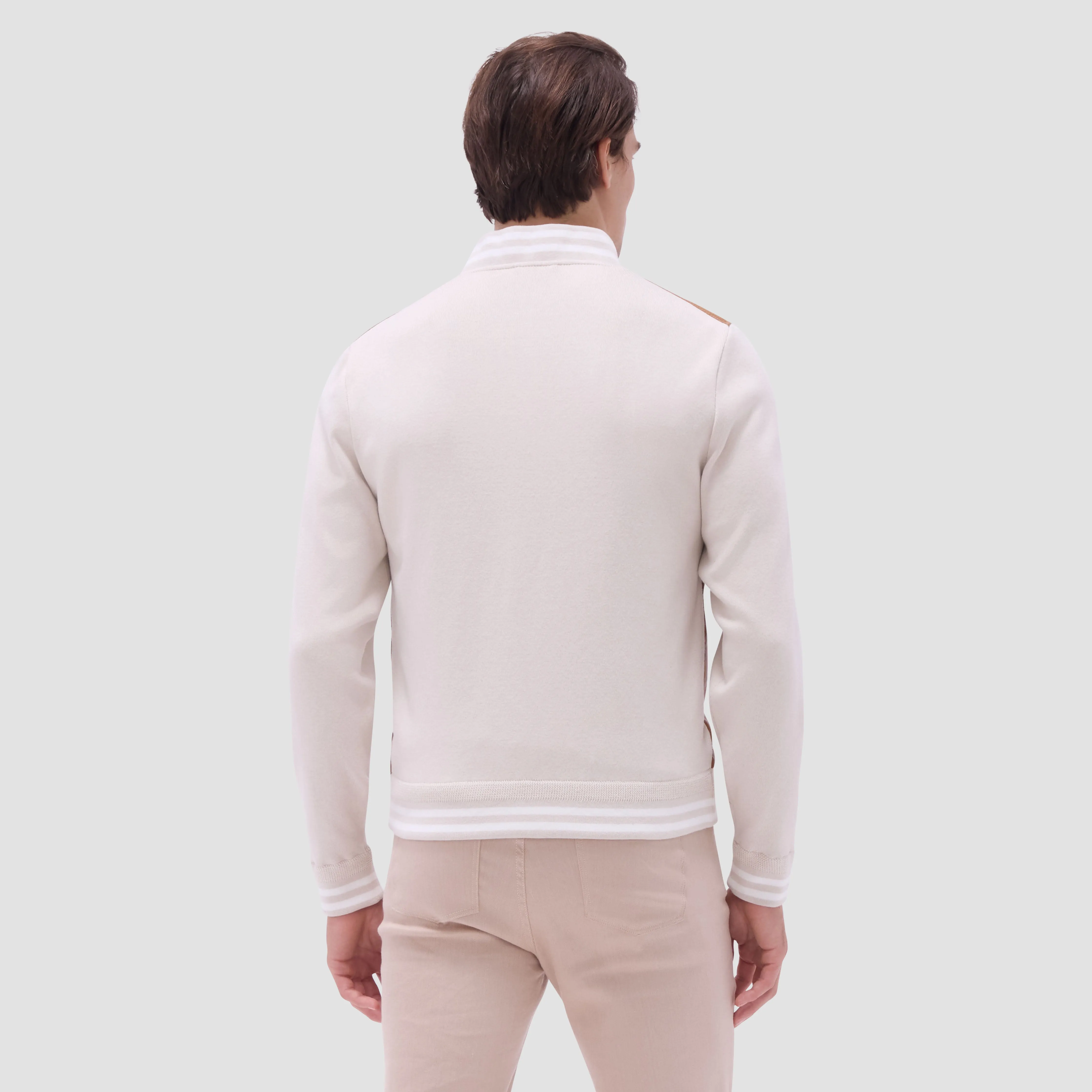 Varsity Hybrid Bomber Jacket