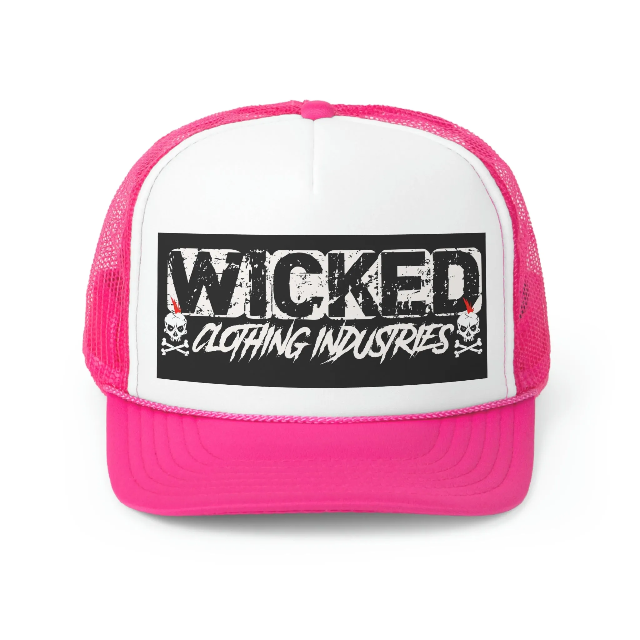 Wicked Punk Rock/ Pink Trucker Caps